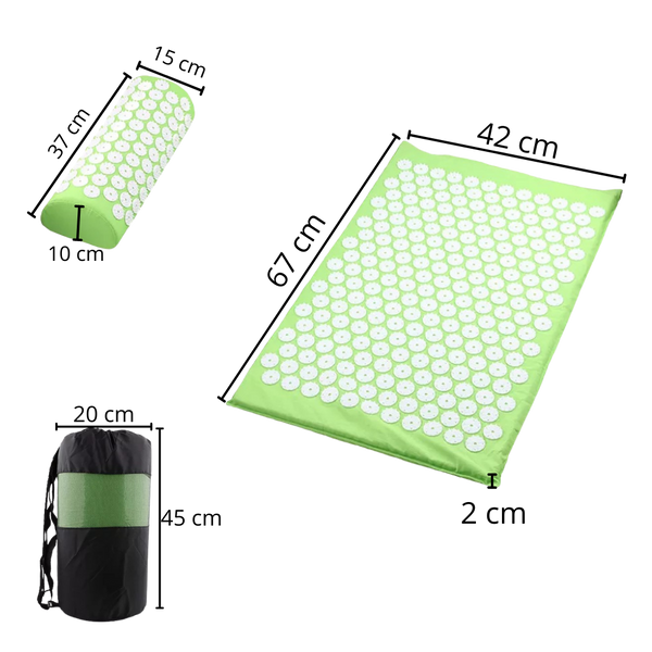 Acupressure Mat Kit for Pain Relief and Deep Relaxation