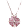 Adjustable Four Leaf Clover Heart Necklace For Chic Everyday Wear