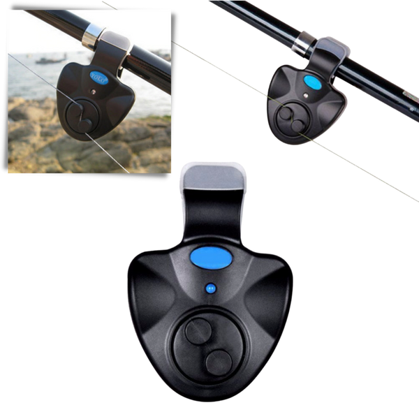 Bite Alarm For Fishing Rod With Led Indicator And Day And Night Precision