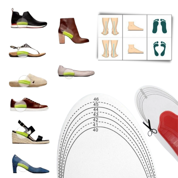 Firm Arch Support Insoles For Flat Feet Pain Relief And Alignment