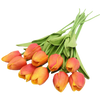Long Stem Artificial Tulips, 10 Piece Pack, Realistic Home Decor
