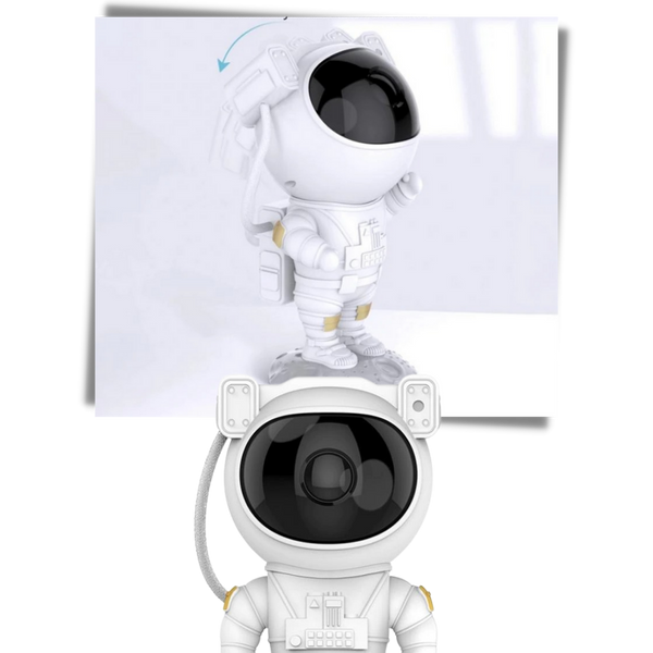 Astronaut Projection Night Lamp With Colorful Nebula Projections