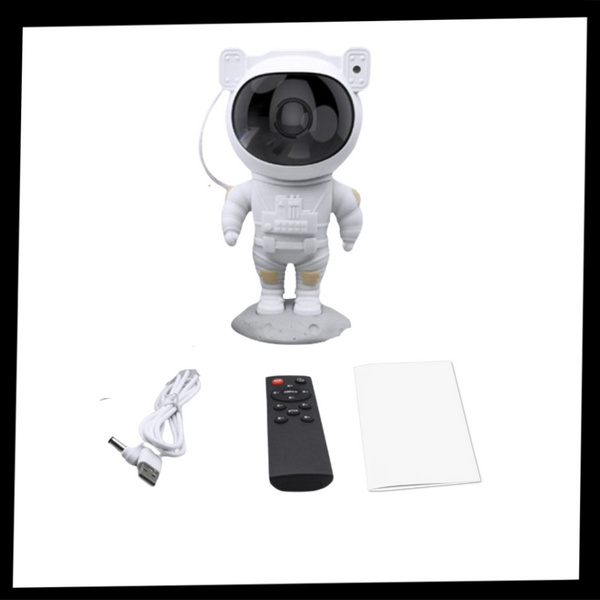 Astronaut Projection Night Lamp With Colorful Nebula Projections