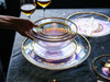 Aurora Gold Edge Glass Plate & Bowl