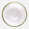 Aurora Gold Edge Glass Plate & Bowl
