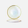 Aurora Gold Edge Glass Plate & Bowl