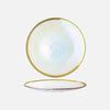 Aurora Gold Edge Glass Plate & Bowl
