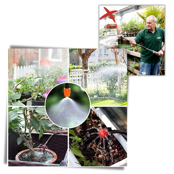 Drip Irrigation Kit for Efficient Watering and Healthier Plants