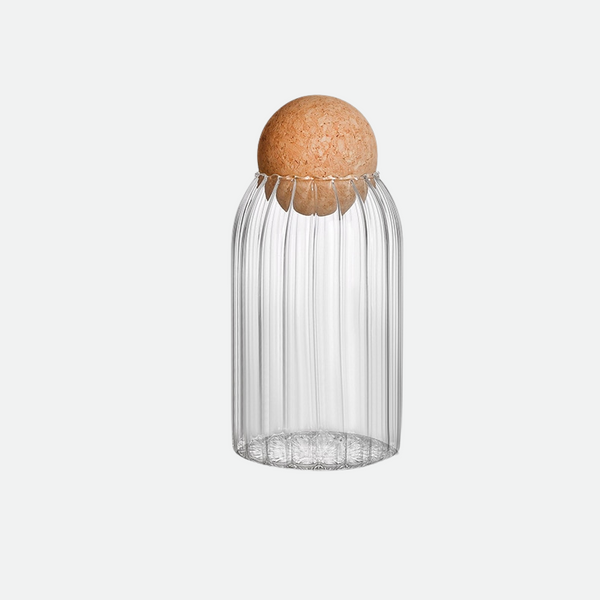 Autum Cork Rigged Glass Storage Jars