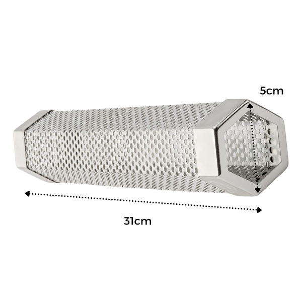 Hexagonal Barbecue Smoke Generator Delivers Rich Smoky Flavor For Grills