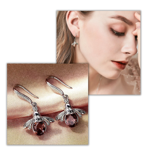 Bee Shaped Earrings Lightweight Durable Tarnish Free Everyday Wear