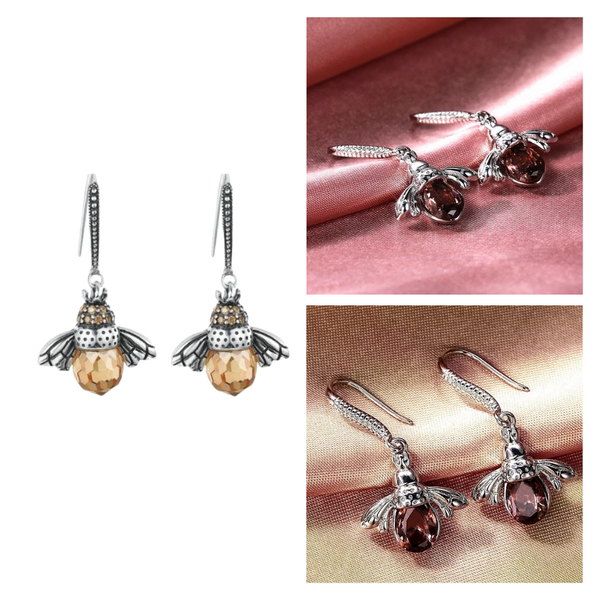 Bee Shaped Earrings Lightweight Durable Tarnish Free Everyday Wear