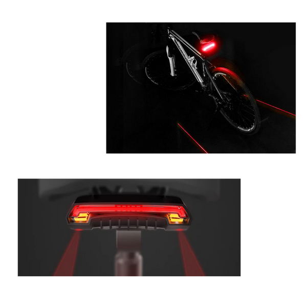 Bike Tail Light With Auto Brake Detection And Turn Indicators