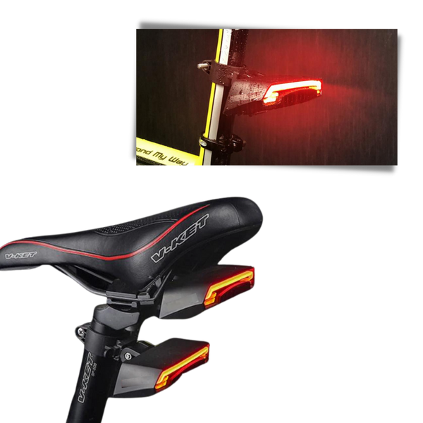 Bike Tail Light With Auto Brake Detection And Turn Indicators