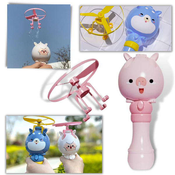 Two In One Bubble Machine For Easy Safe Outdoor Play