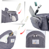 Ergonomic Baby Hip Carrier With Cushioned Support And Side Pockets