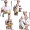 Ergonomic Baby Hip Carrier With Cushioned Support And Side Pockets