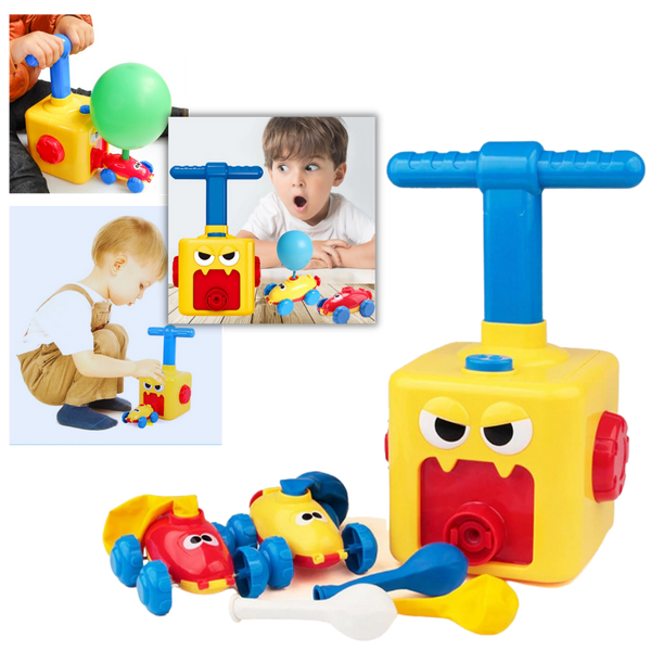 Balloon Car Launcher For Safe, Educational Play No Batteries Required
