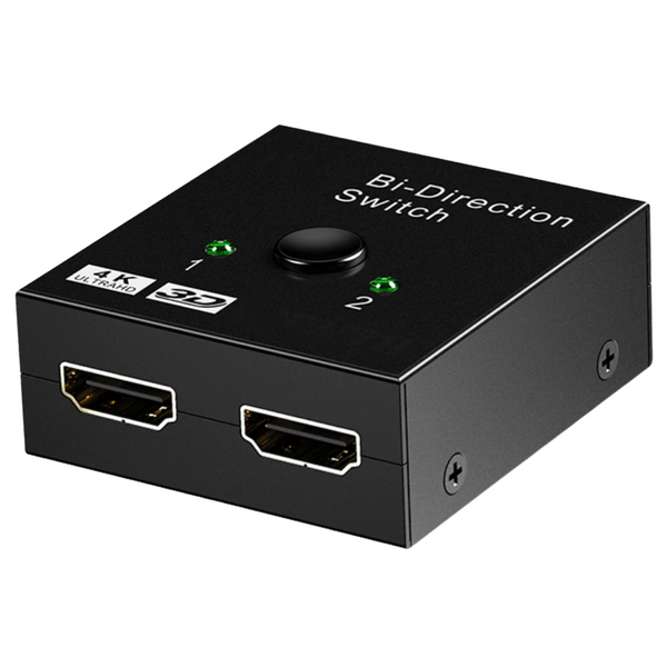 Bi-Directional 4K HDMI Switch and Splitter for Flexible Display Setup