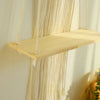 Boho Macrame Hanging Wall Shelf