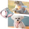 Pet Soft Vest Harness And Leash Set With Reflective Strips For Night Safety