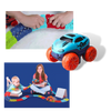 Modular Rail Car Toy With Safe Easy Assembly And Interchangeable Car Shells
