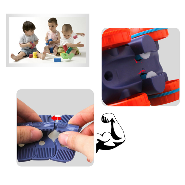 Modular Rail Car Toy With Safe Easy Assembly And Interchangeable Car Shells