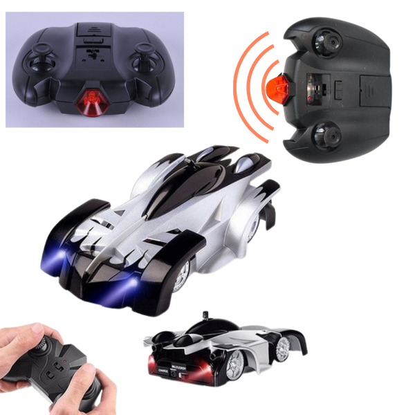 Wall Climbing RC Car With Infrared Remote And Led Lights
