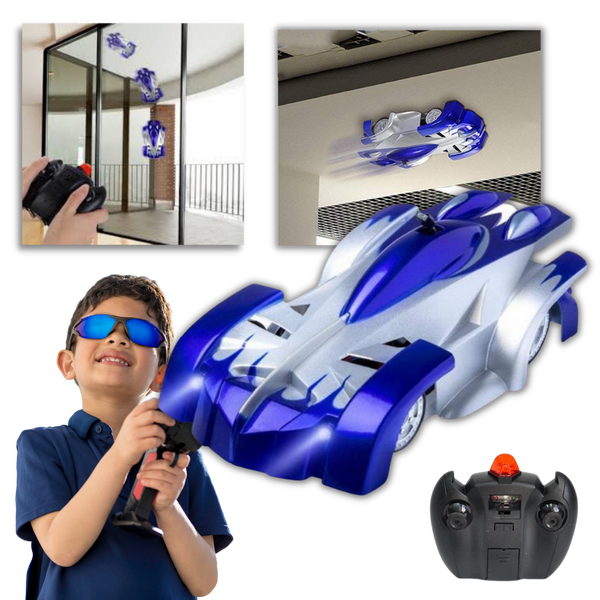 Wall Climbing RC Car With Infrared Remote And Led Lights