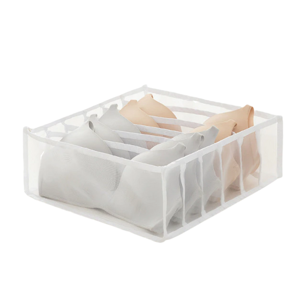 Compact Breathable Mesh Wardrobe Organizer for Clothes and Accessories