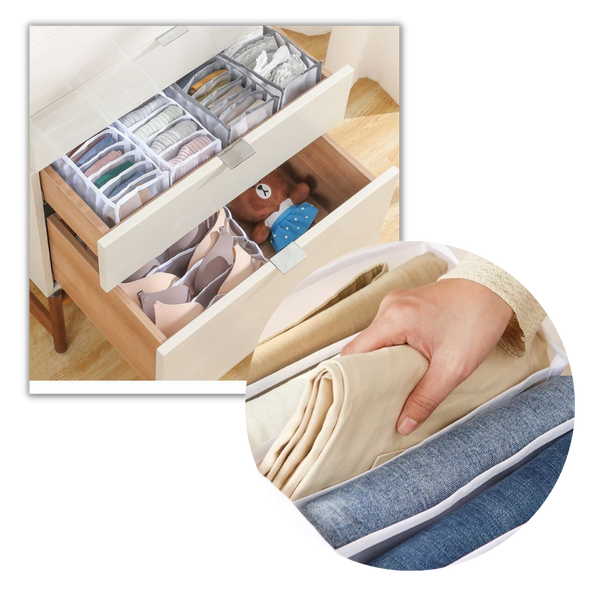 Compact Breathable Mesh Wardrobe Organizer for Clothes and Accessories