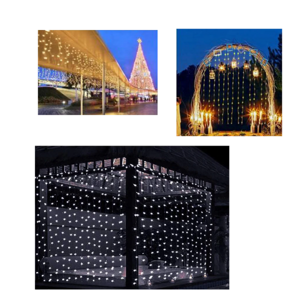 Remote Controlled String Curtain Lights For Cozy Ambience