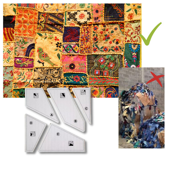 Quilting Template For Precise Cutting And Creative Projects