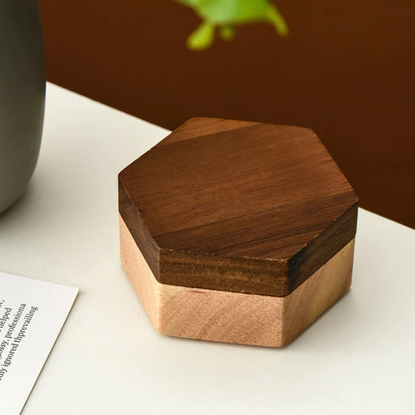 Cana 2-Tone Wooden Ashtray