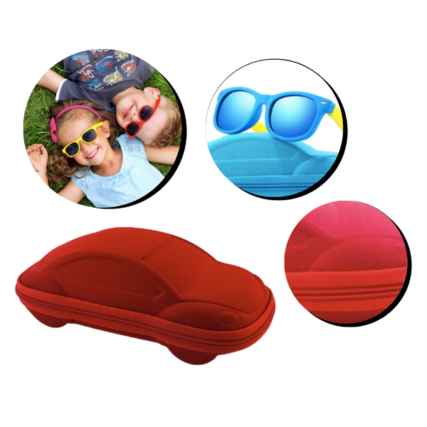 Kids Sunglasses Case With Flexible EVA For Lightweight Protection