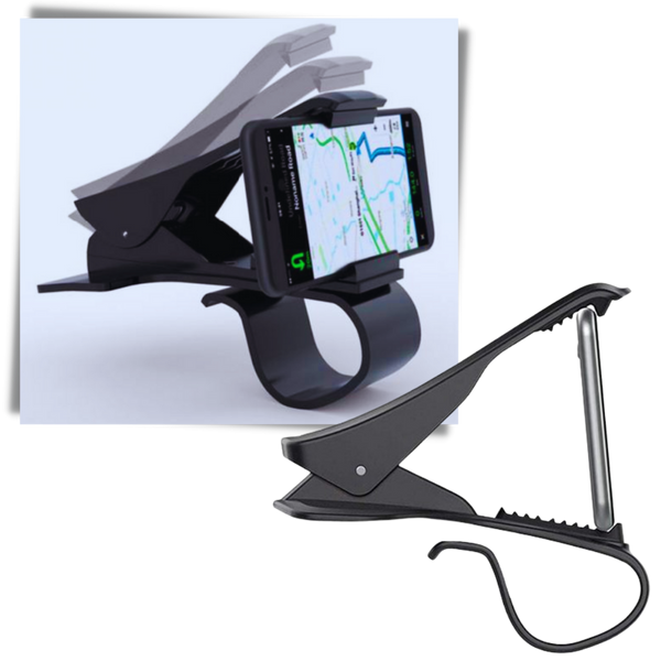 Car Dashboard Phone Mount With Adjustable Angle For Safer Driving