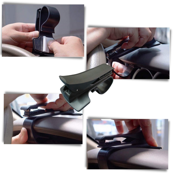 Car Dashboard Phone Mount With Adjustable Angle For Safer Driving