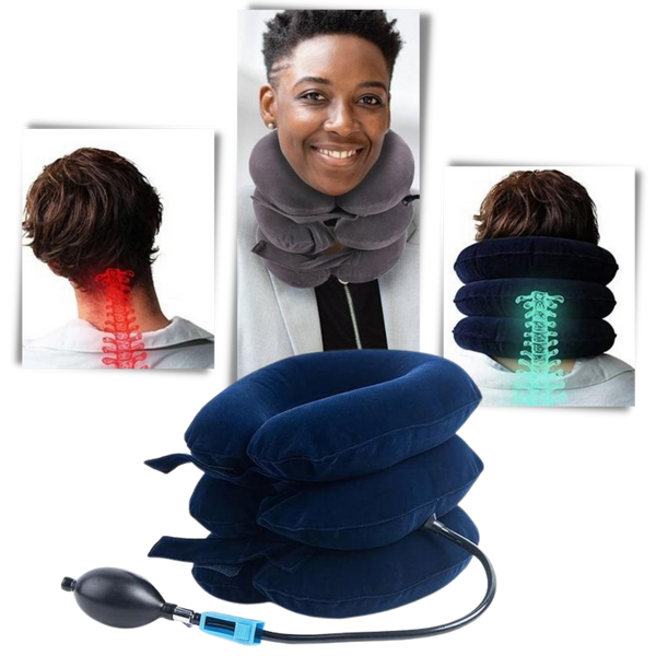 Adjustable Inflatable Cervical Traction Collar for Neck Pain Relief