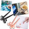Palm Sized Reusable Finger Chopsticks For Hands Free Work Snacking