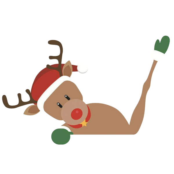 Santa Windscreen Wiper Sticker for Christmas Decor Waterproof Easy Apply