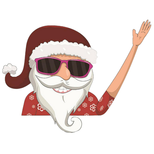 Santa Windscreen Wiper Sticker for Christmas Decor Waterproof Easy Apply
