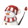 Santa Windscreen Wiper Sticker for Christmas Decor Waterproof Easy Apply
