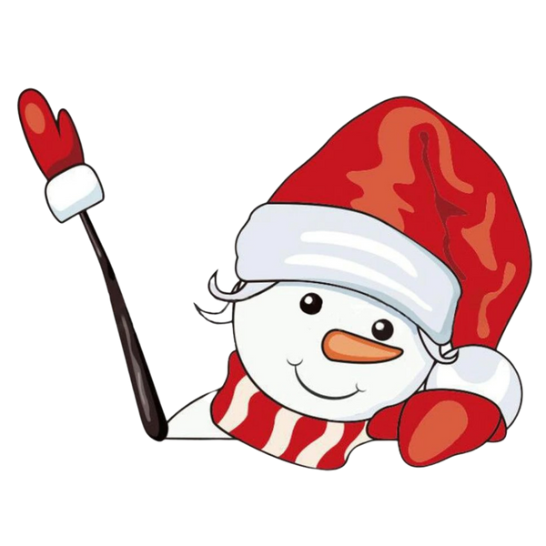 Santa Windscreen Wiper Sticker for Christmas Decor Waterproof Easy Apply