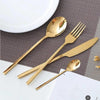 Classic Cut Gold and Silver Cutlery Set