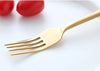 Classic Cut Gold and Silver Cutlery Set