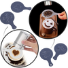 Coffee Stencils Set With 16 Designs For Beautiful Latte Art
