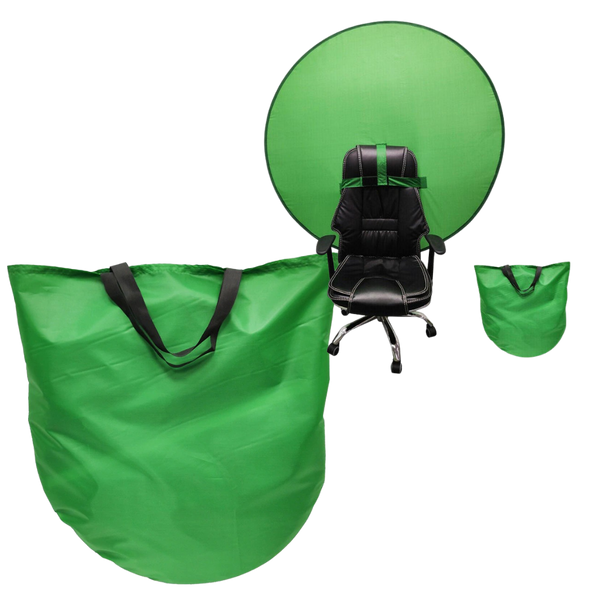 Portable Collapsible Green Screen Backdrop for Video Calls