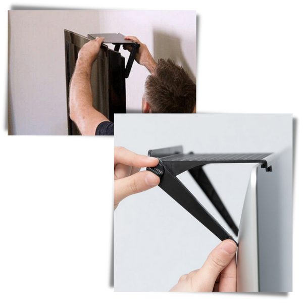 All in One Screen Shelf Desk for Space Saving and Organization