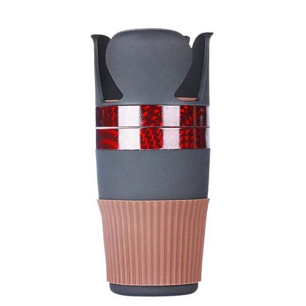 Car Cup Holder Organizer Adapter With 360 Degree Rotation And Non Slip Base