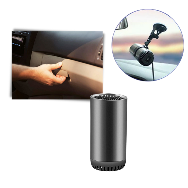 Cup Shaped Car Warm Air Blower With Dual Speed Heating And Defrost